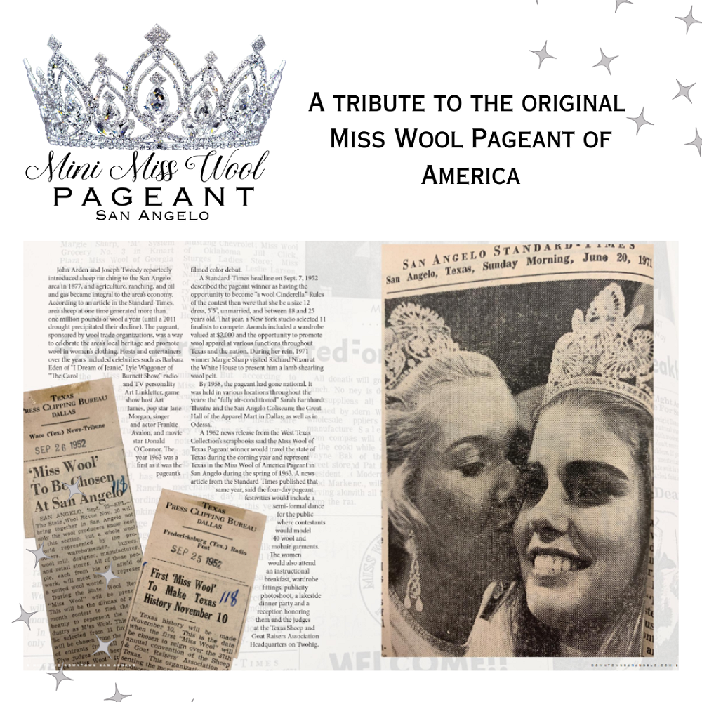 Mini Miss Wool Pageant Legacy Flyer
